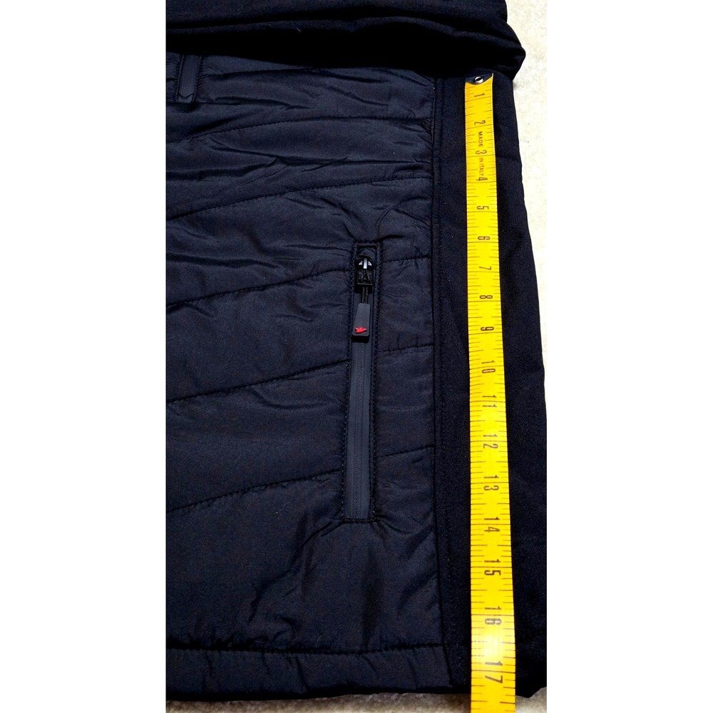 Canada Weather Gear Hooded Hybrid Soft Shell Puffer Jacket Womens M Black NWT - Picture 7 of 13